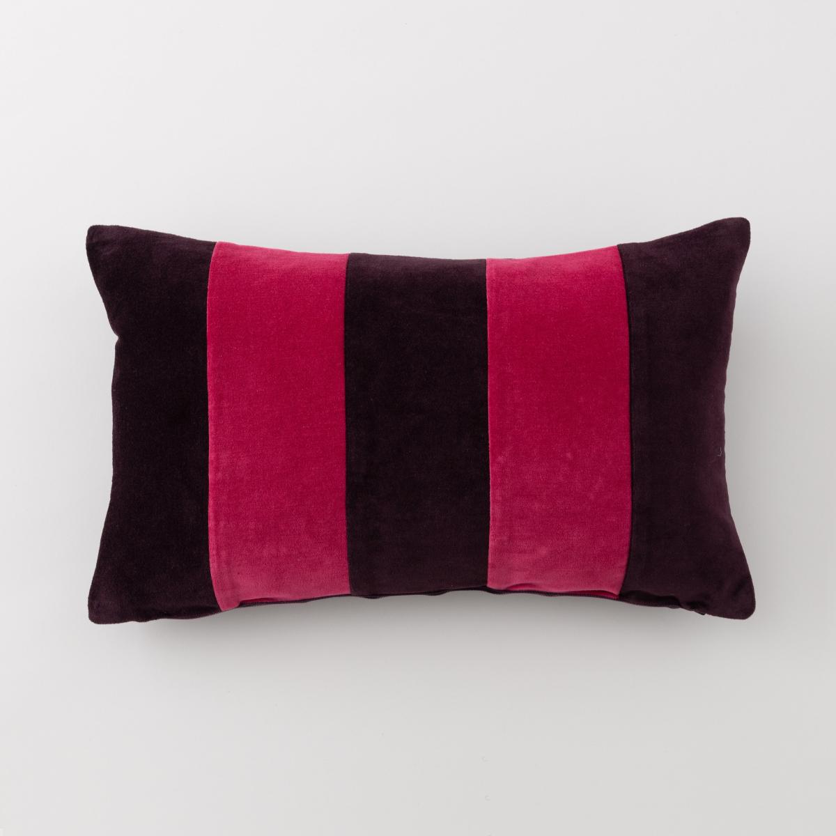 Clara Stripe Cushion Fuchsia – image 2