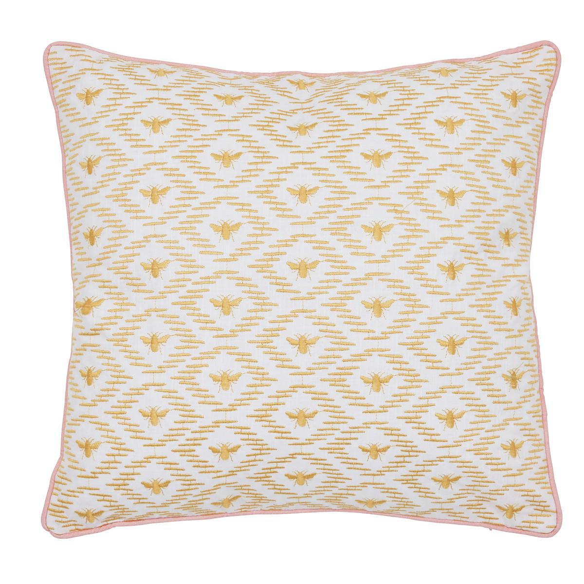 Joules Kelmarsh Bee Geometric Gold Cushion Gold – image 2