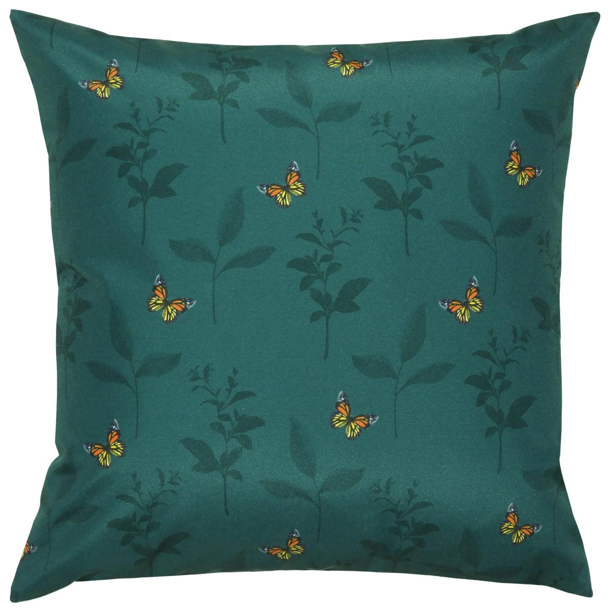 Butterflies Outdoor Cushion Duck Egg (Blue) – image 3
