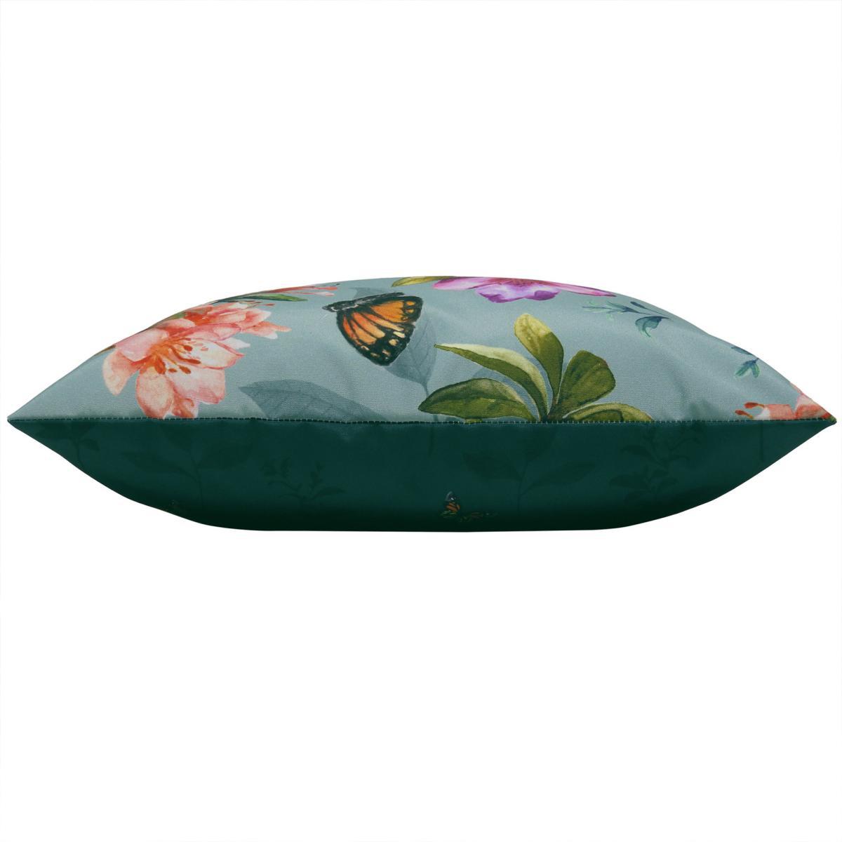 Butterflies Outdoor Cushion Duck Egg (Blue) – image 4