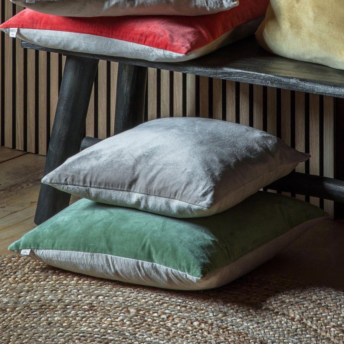 Velveteen Cushion Sage (Green) – image 2