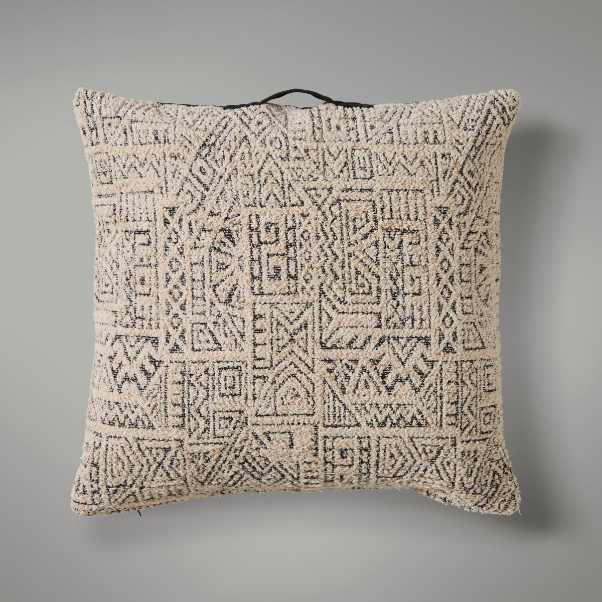 Aztec Textured Floor Cushion MultiColoured – image 2