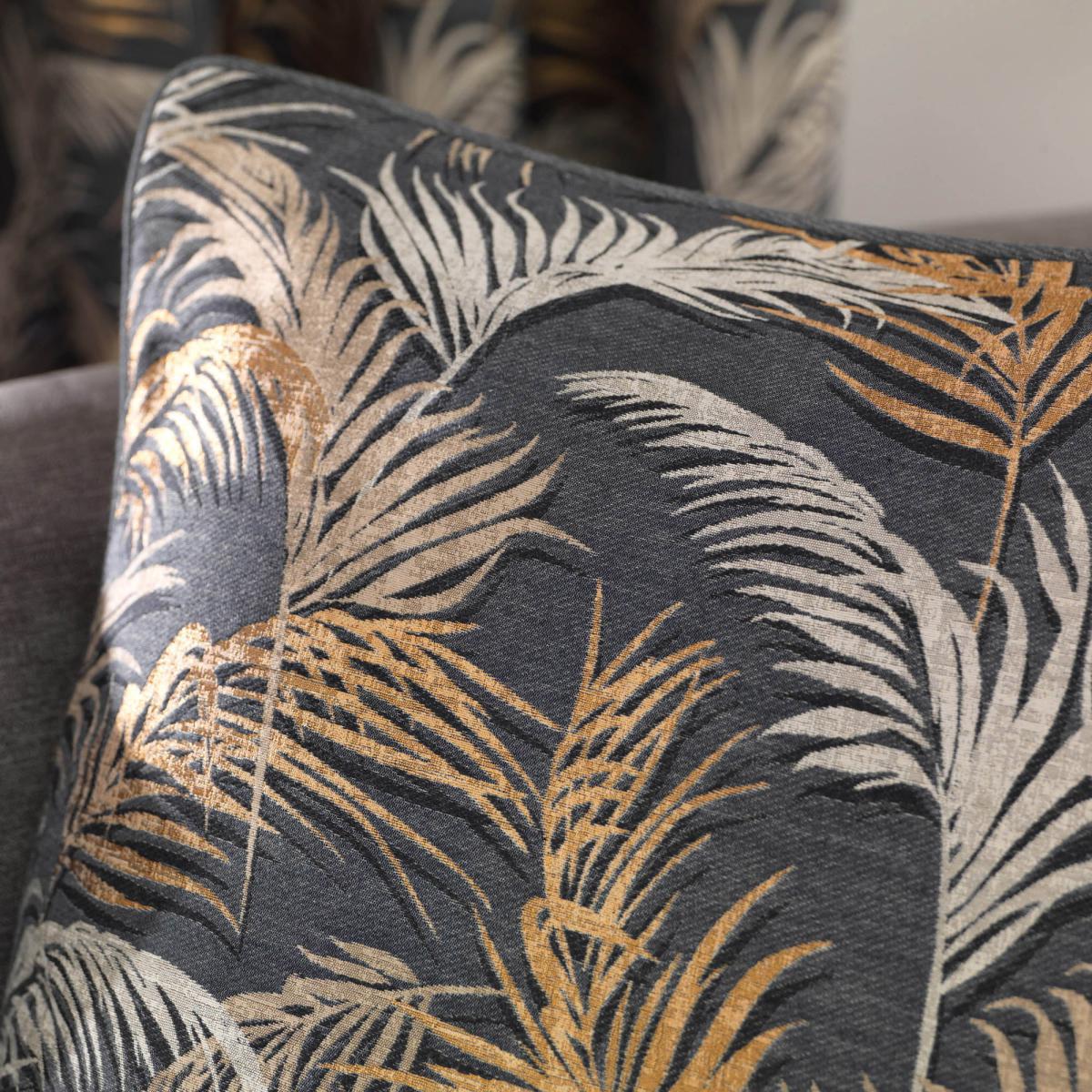 Palm Charcoal Cushion Charcoal – image 2