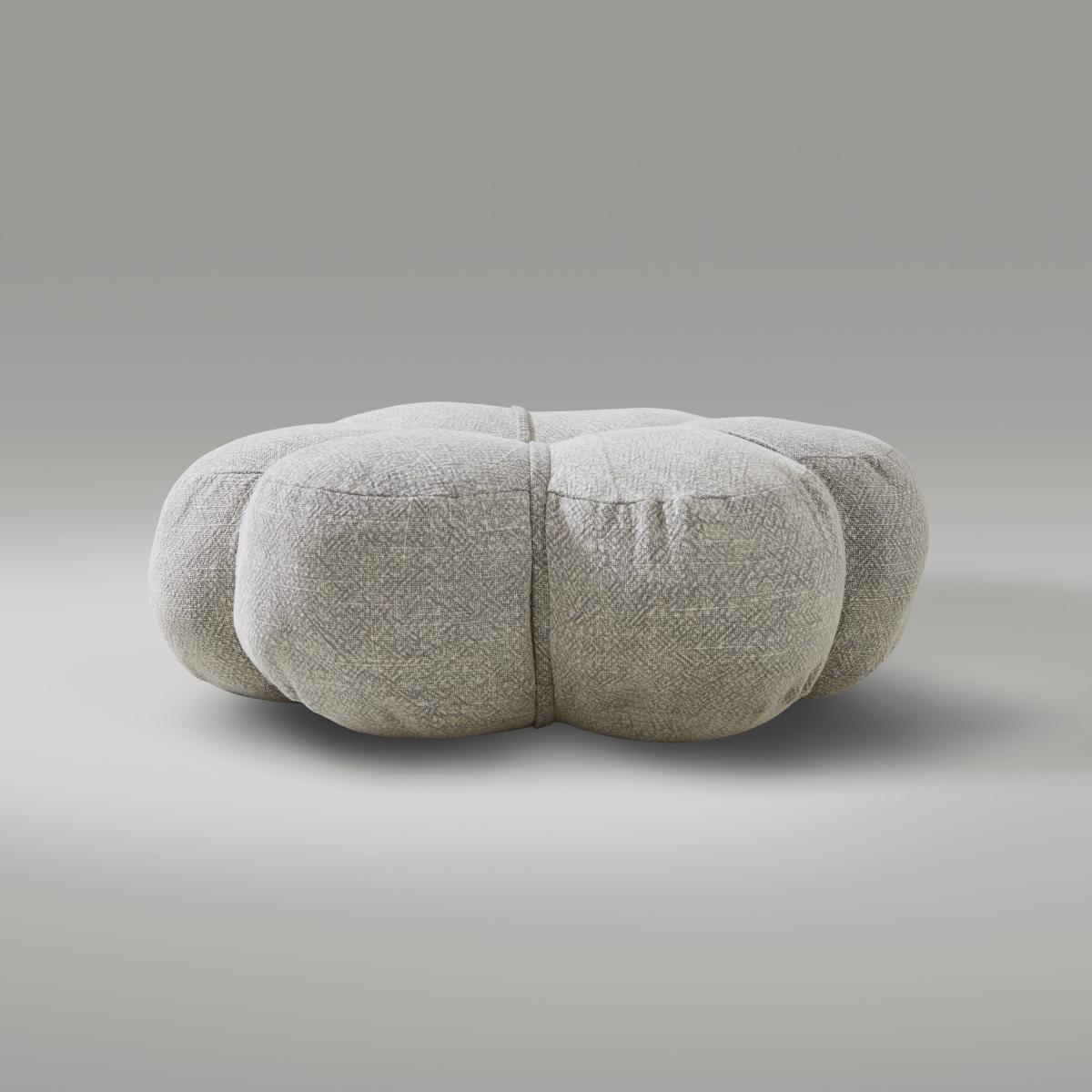 Shaped Flower Cushion Grey – image 3
