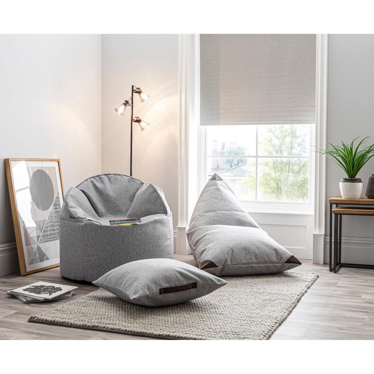 Luna Grey Floor Cushion Grey – image 6