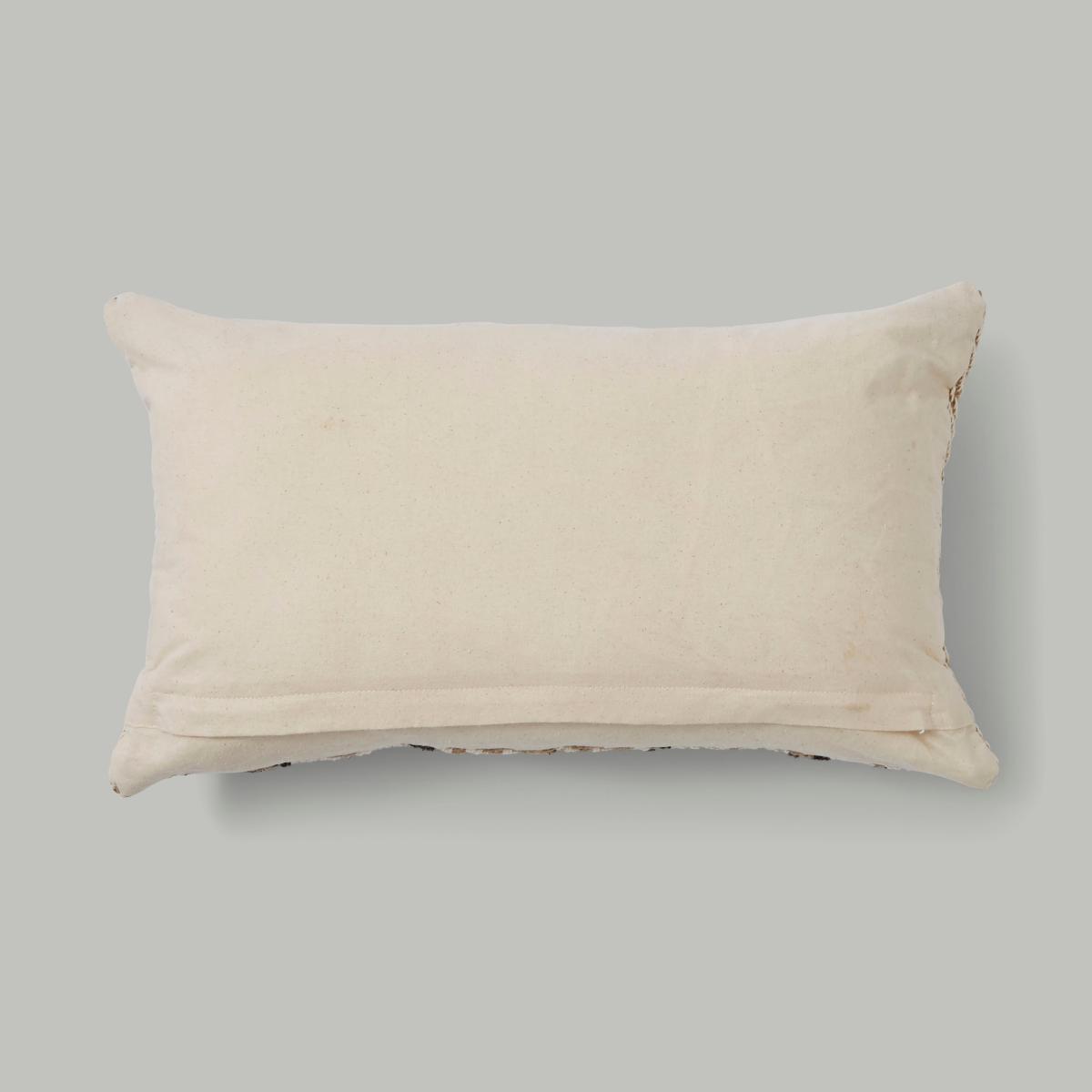 Jute Natural Stripe Rectangle Cushion – image 4