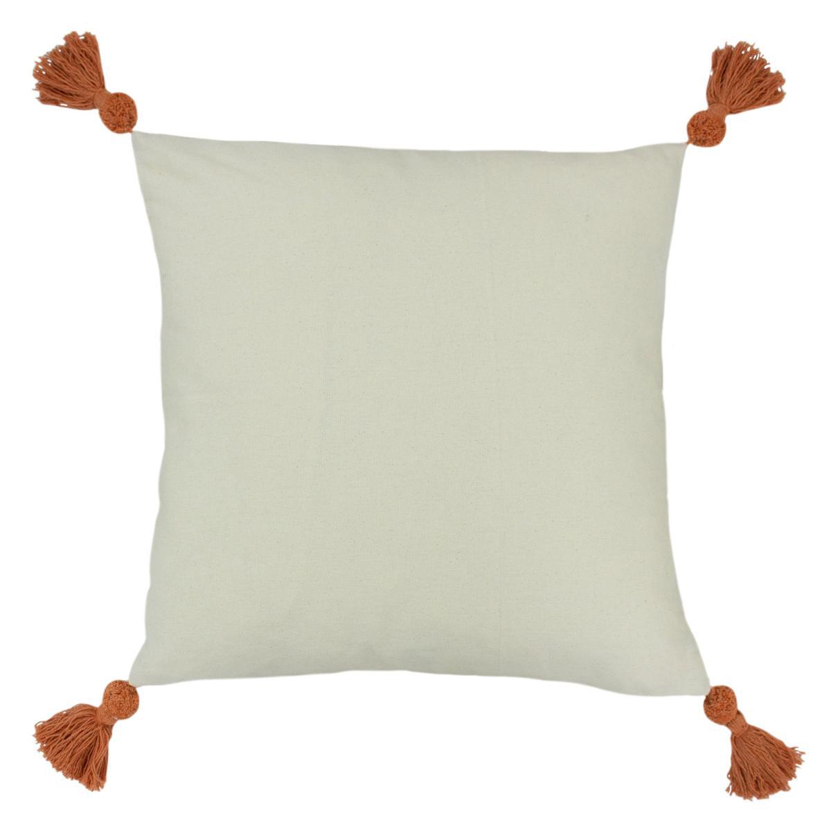 Ezra Coral Cushion Coral and White – image 2
