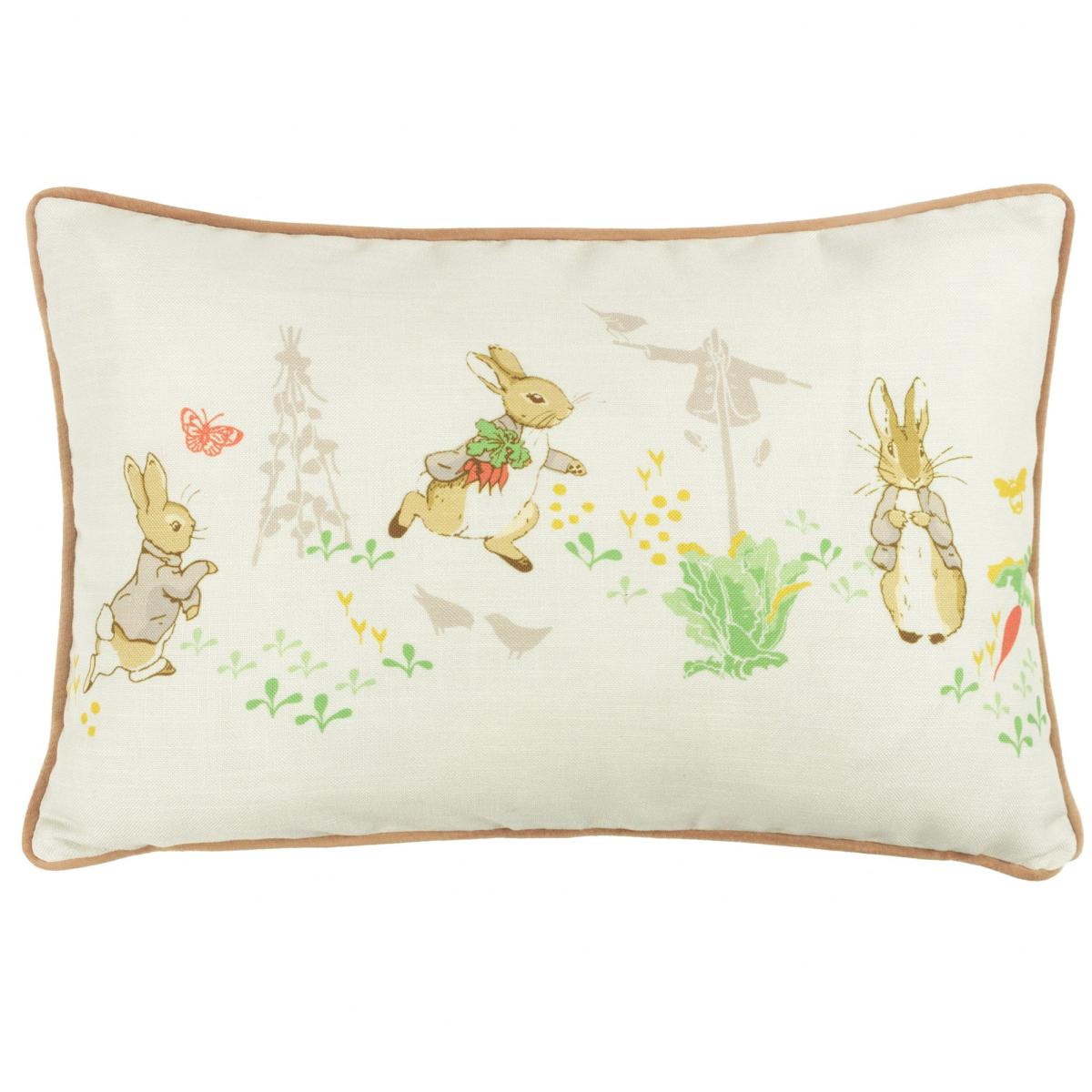 Peter Rabbit™ Classic Natural Cushion Beige/Green/Orange – image 2