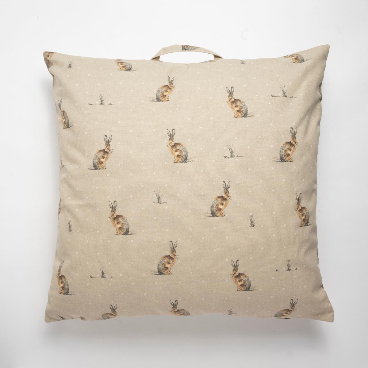 Hares Floor Cushion Natural – image 1