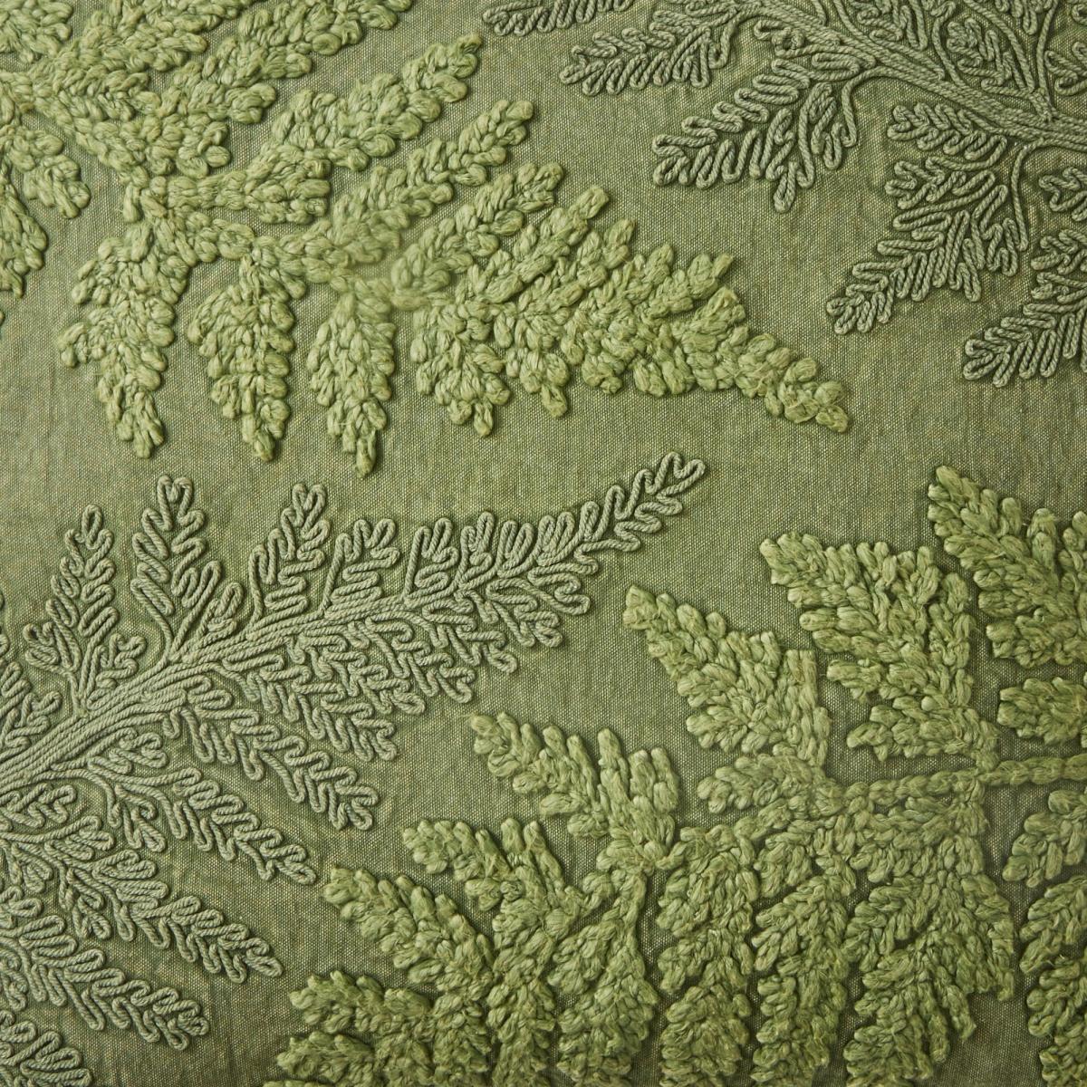 Churchgate Fawsley Fern Square Cushion Olive (Green) – image 2