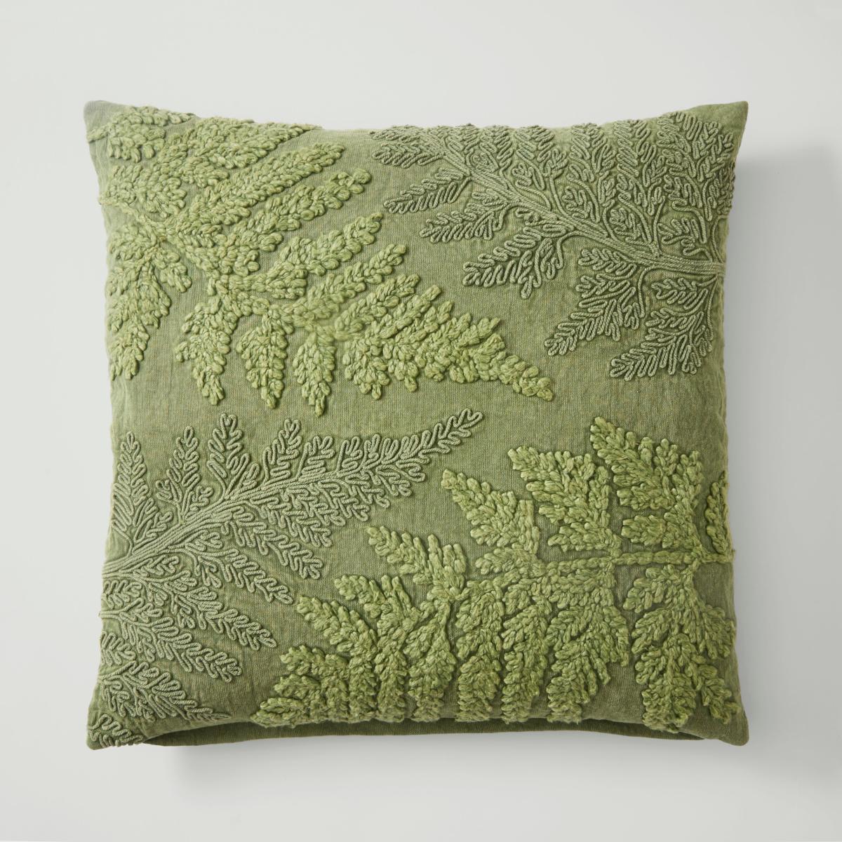 Churchgate Fawsley Fern Square Cushion Olive (Green) – image 3