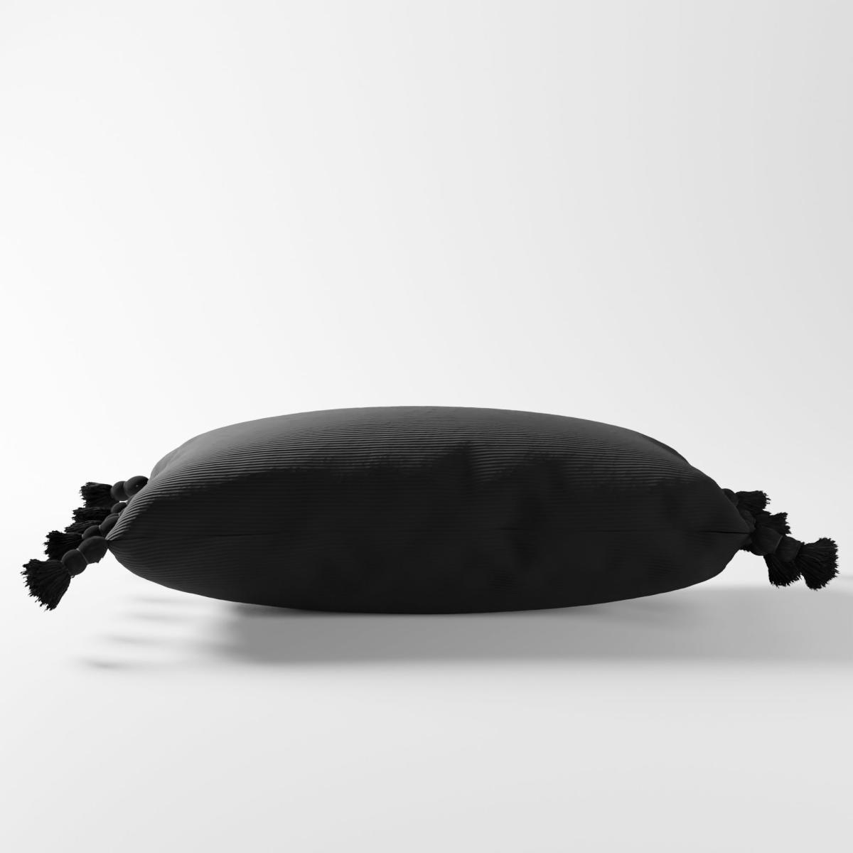 Ribbed Cushion Brown – image 3