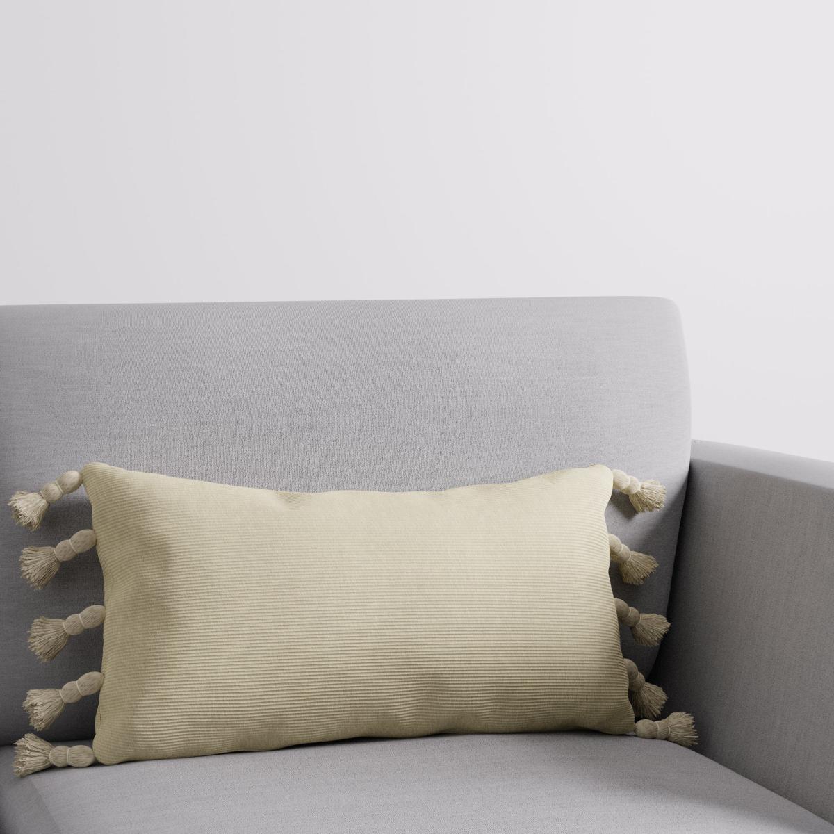 Ribbed Cushion Brown – image 7