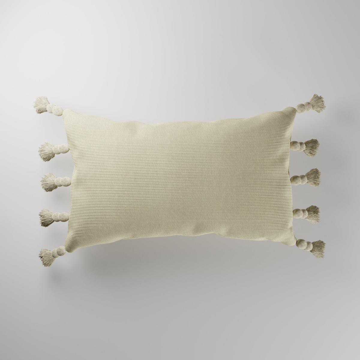 Ribbed Cushion Brown – image 1