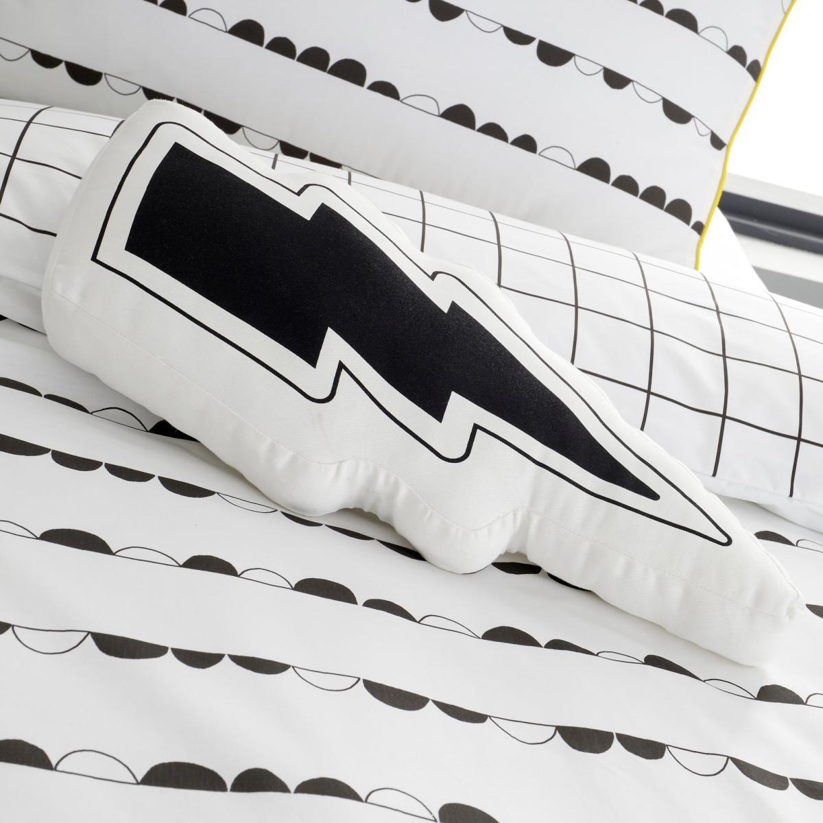 Lightning Bolt Cushion Yellow – image 2