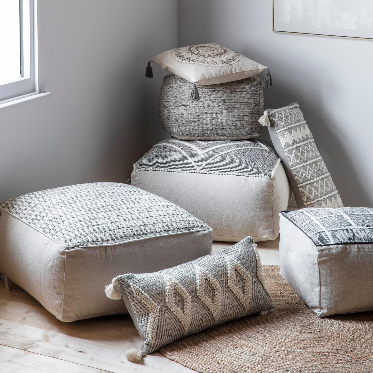 Volmino Grey Pouffe Grey – image 3