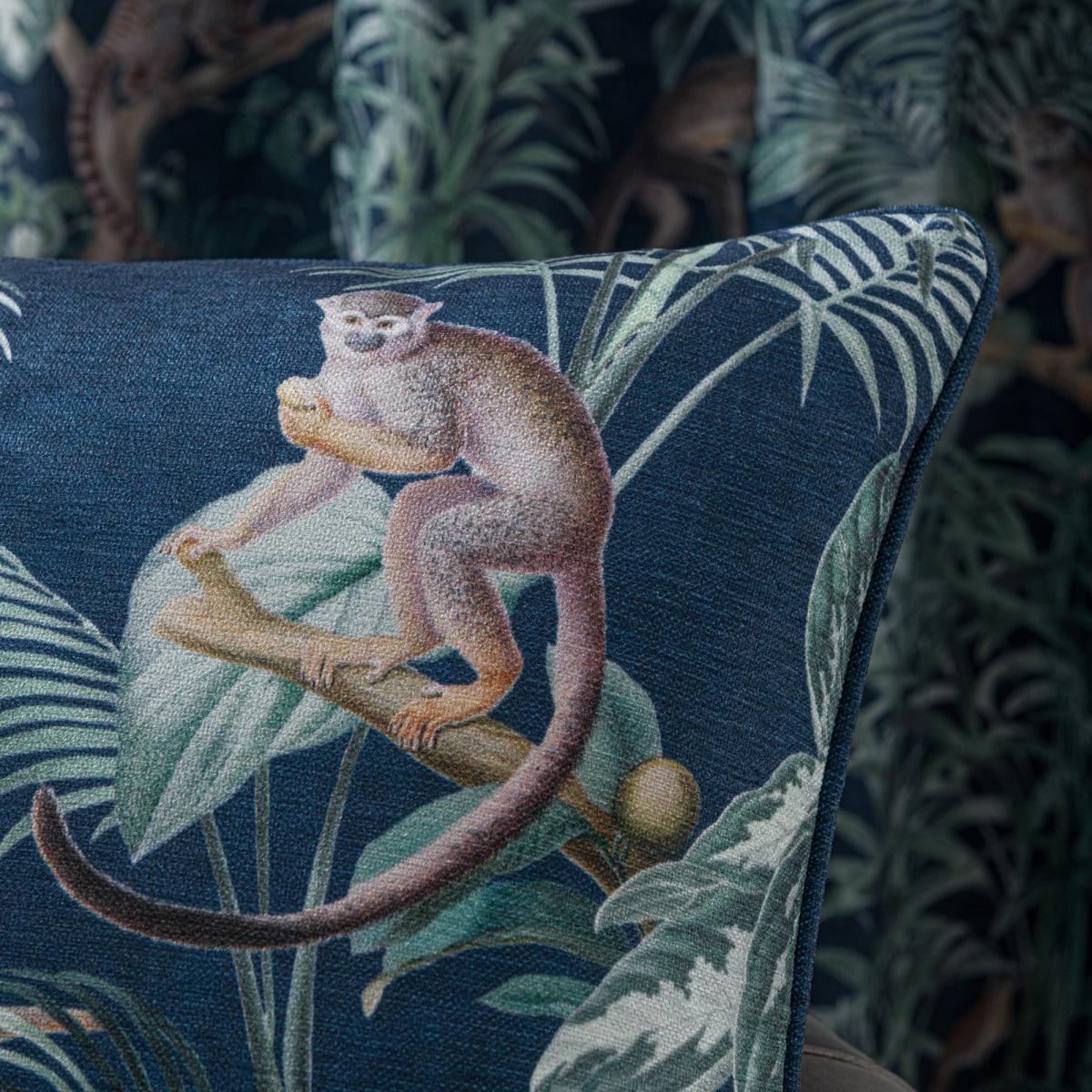 Jungle Luxe Cushion Green/Brown – image 4
