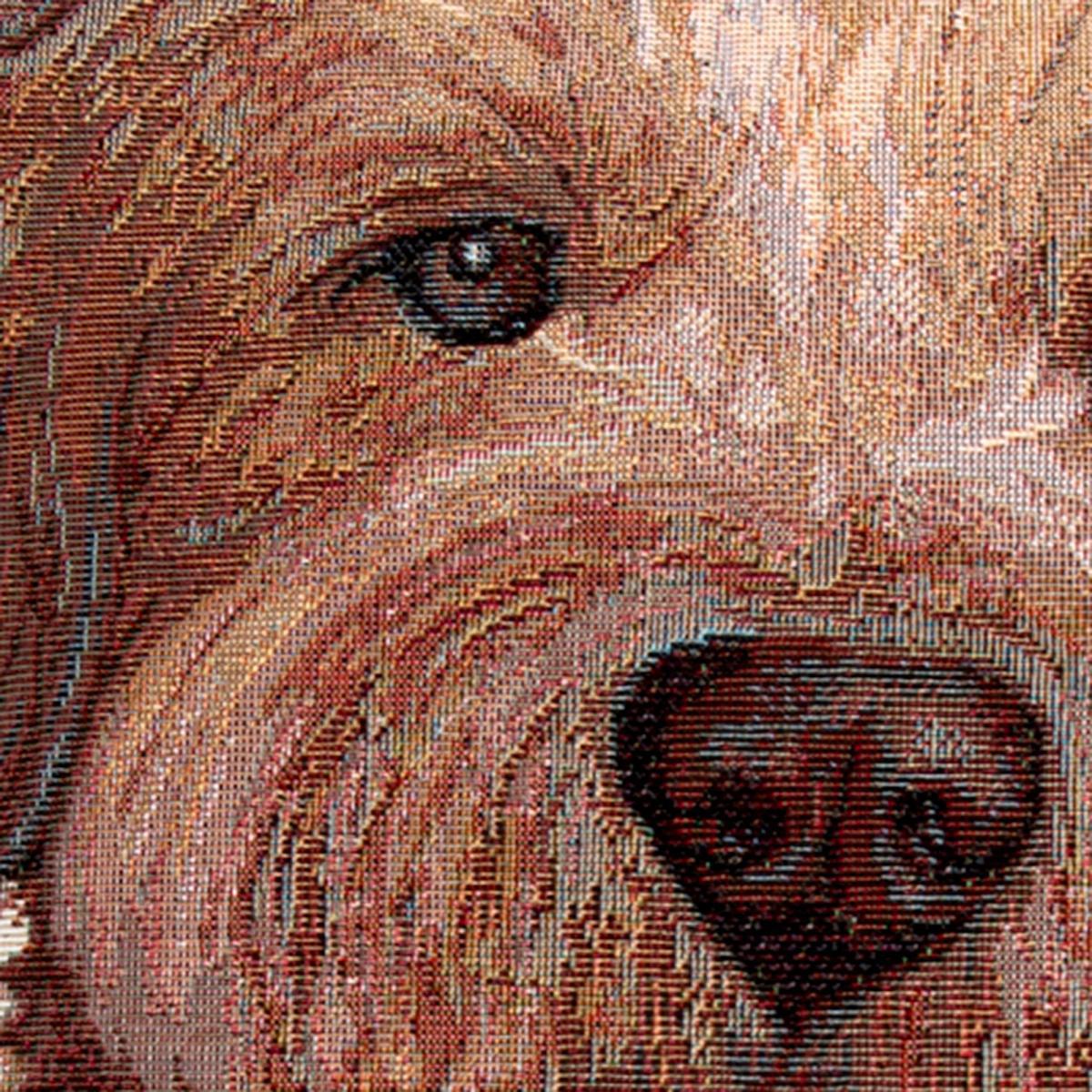 Cockapoo Tapestry Cushion Natural – image 4