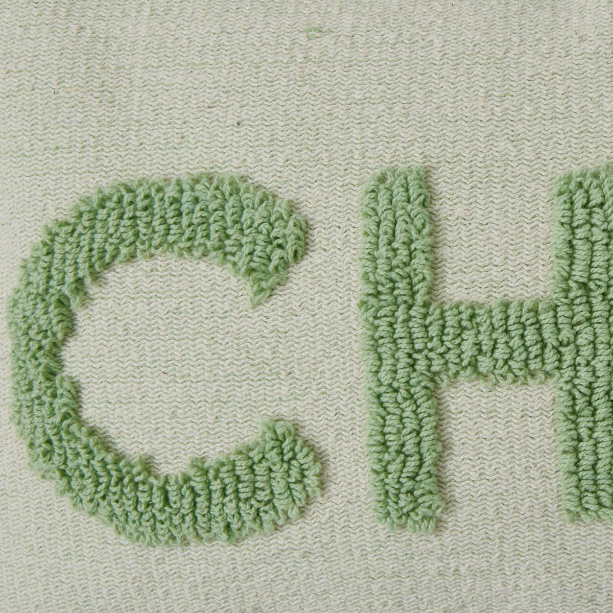 Chill Bright Slogan Cushion Green – image 3