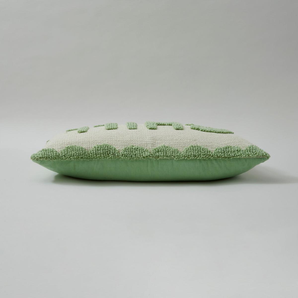 Chill Bright Slogan Cushion Green – image 4