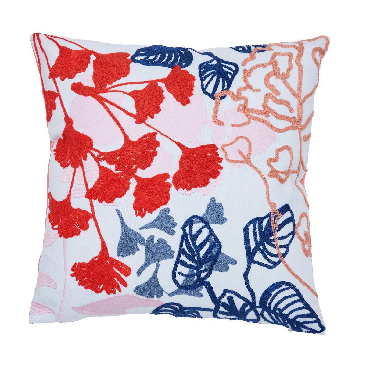 Joules Crayon Floral Cushion MultiColoured – image 3