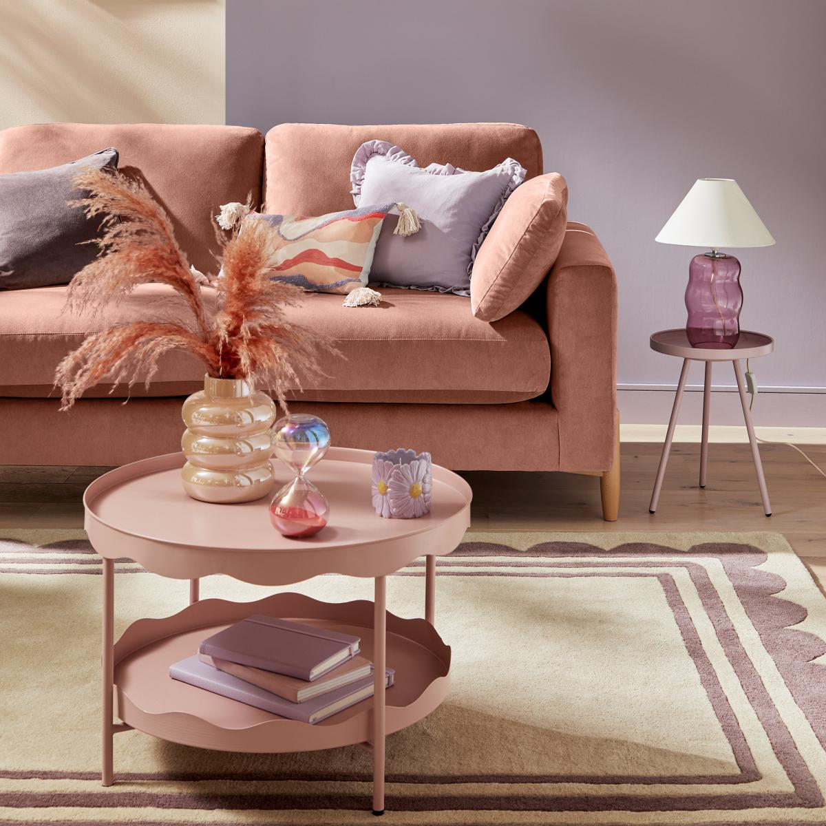 Embroidered Marble Effect Rectangle Cushion with Tassels – image 5