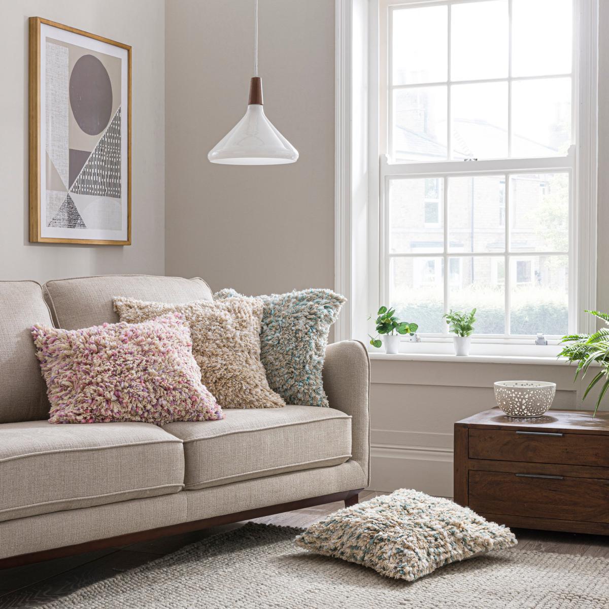 Ava Textured Cushion Natural – image 7