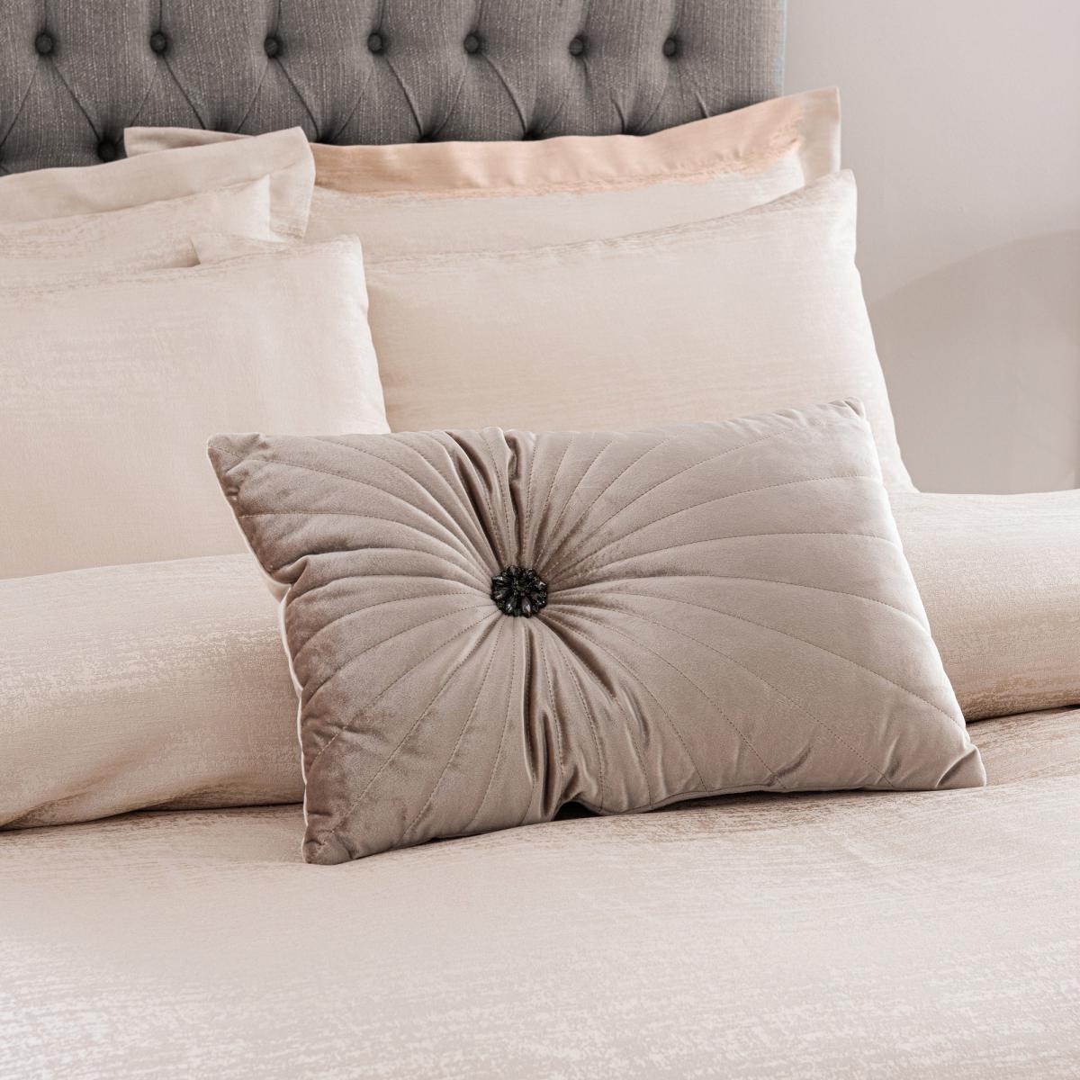 Champagne Embellished Cushion Champagne – image 2