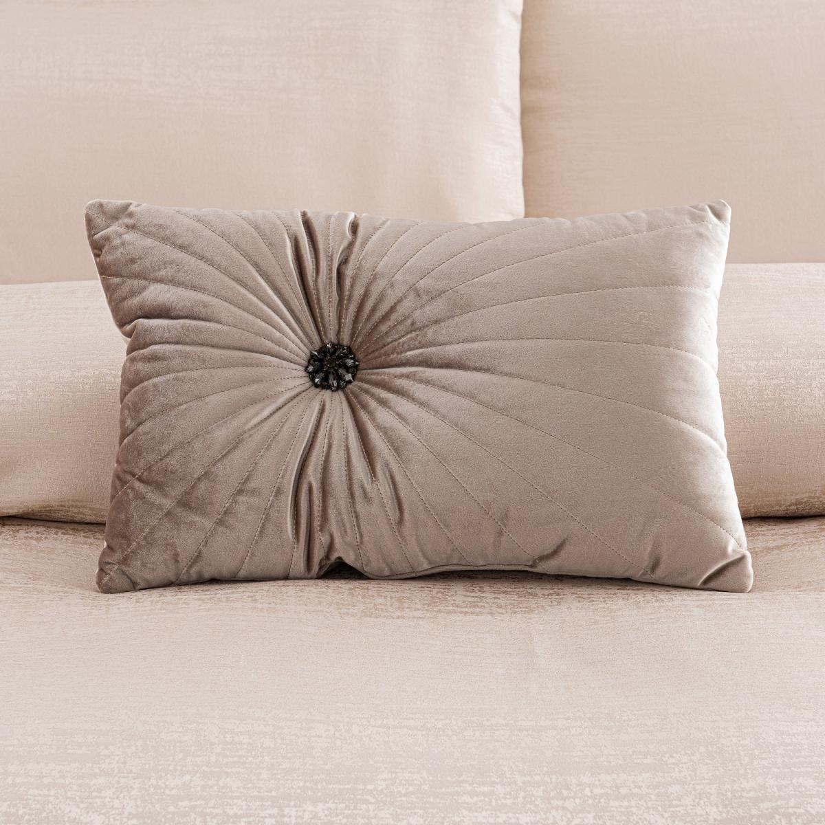 Champagne Embellished Cushion Champagne – image 1