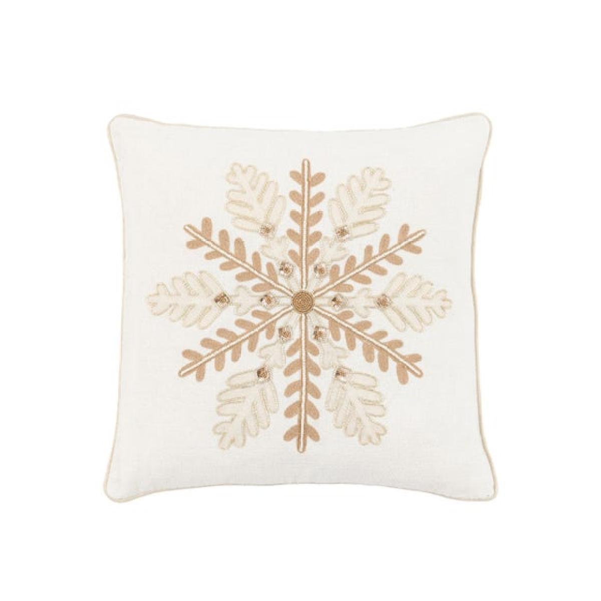 Snowflake Square Cushion – image 4