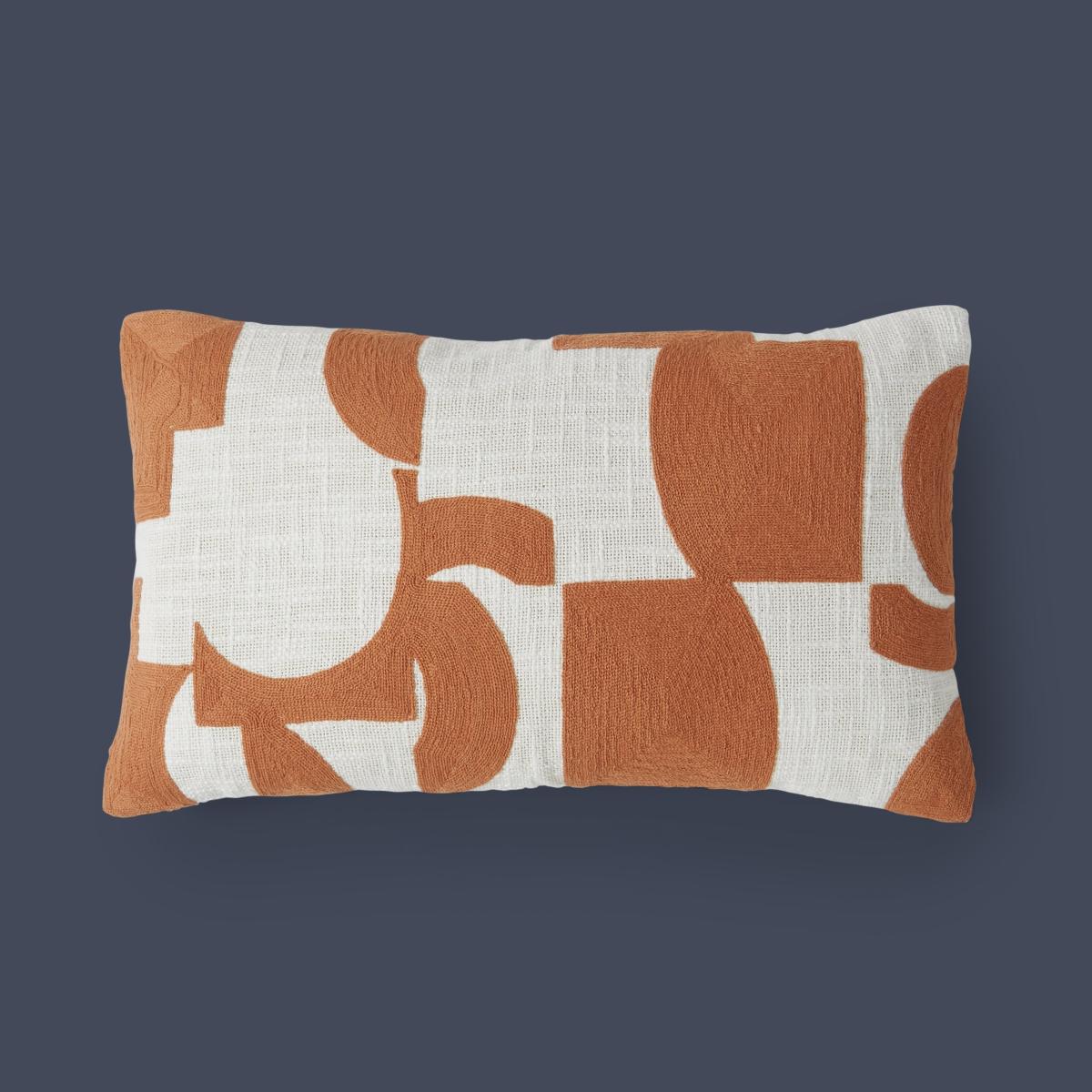 Elements Geometric Cushion Orange – image 4