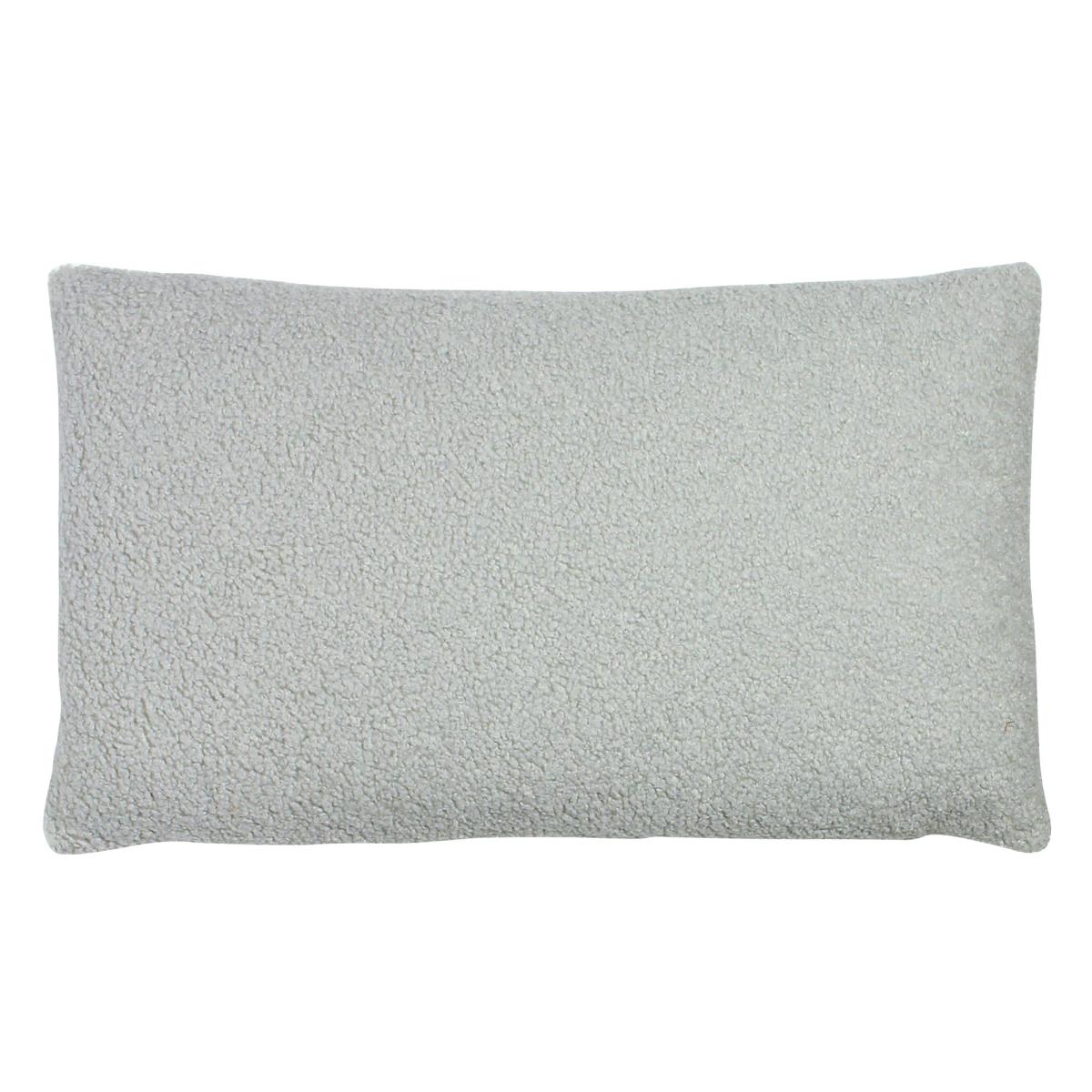 Shearling Fleece Snuggle Cushion Grey – image 2
