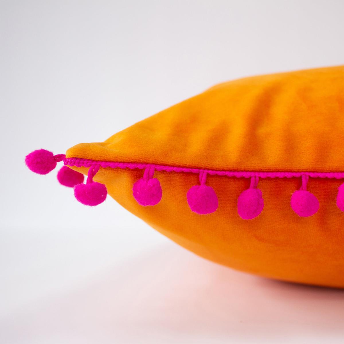 Carnival Cushion Pink and Purple – image 2