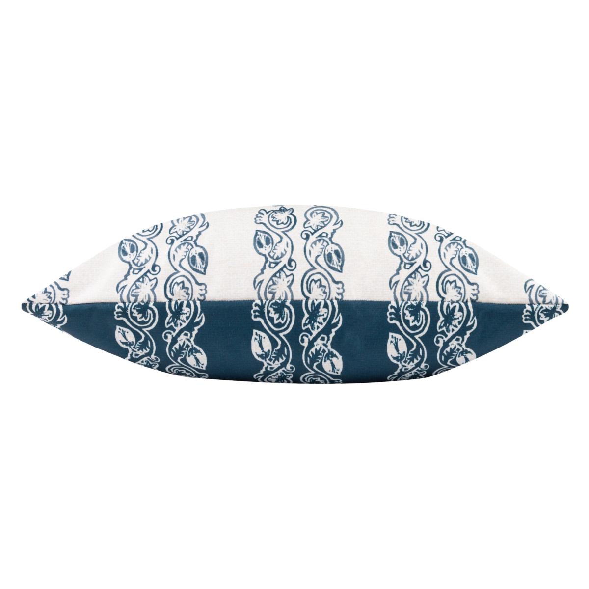 Paoletti Kalindi Stripe Large Outdoor Cushion Navy – image 3