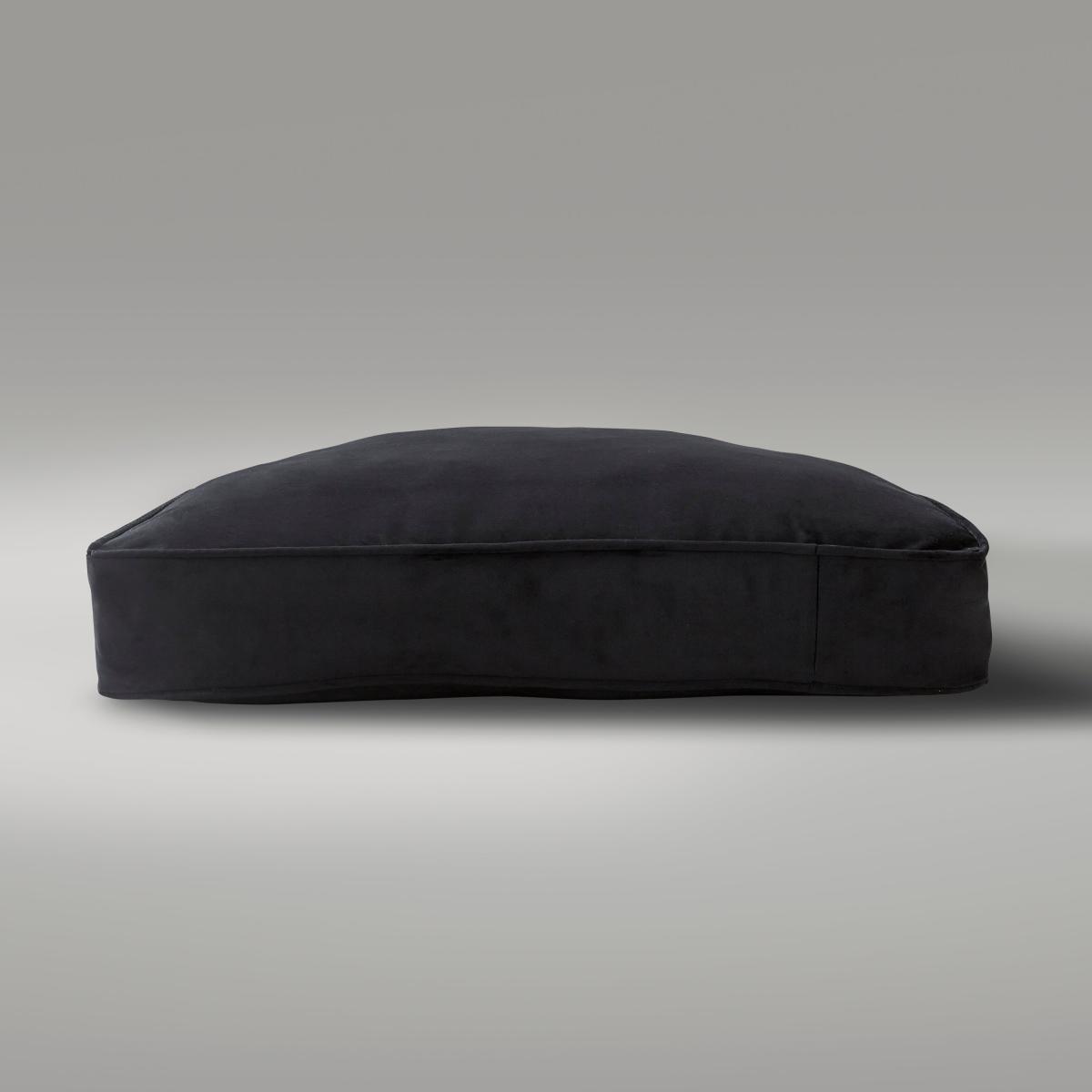 Half Moon Velour Cushion Black – image 4