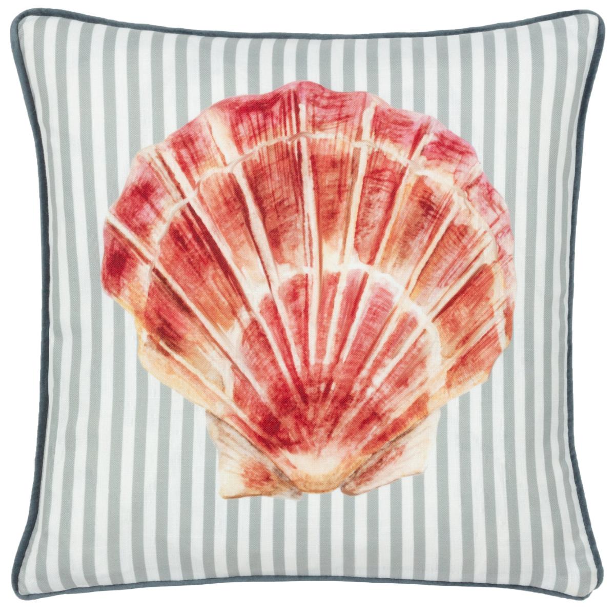 Evans Lichfield Salcombe Scallop Square Cushion MultiColoured – image 2