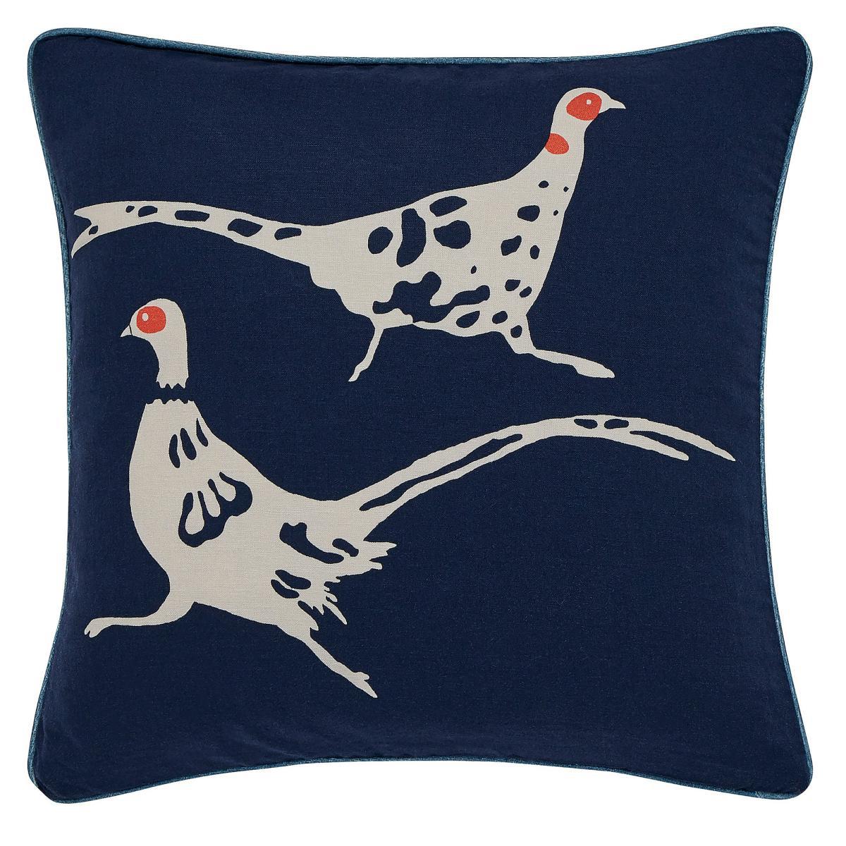 Joules Twilight Ditsy Cushion Navy Blue and White – image 2