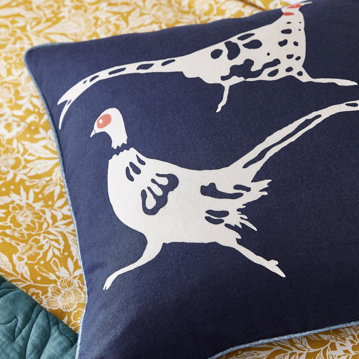 Joules Twilight Ditsy Cushion Navy Blue and White – image 3