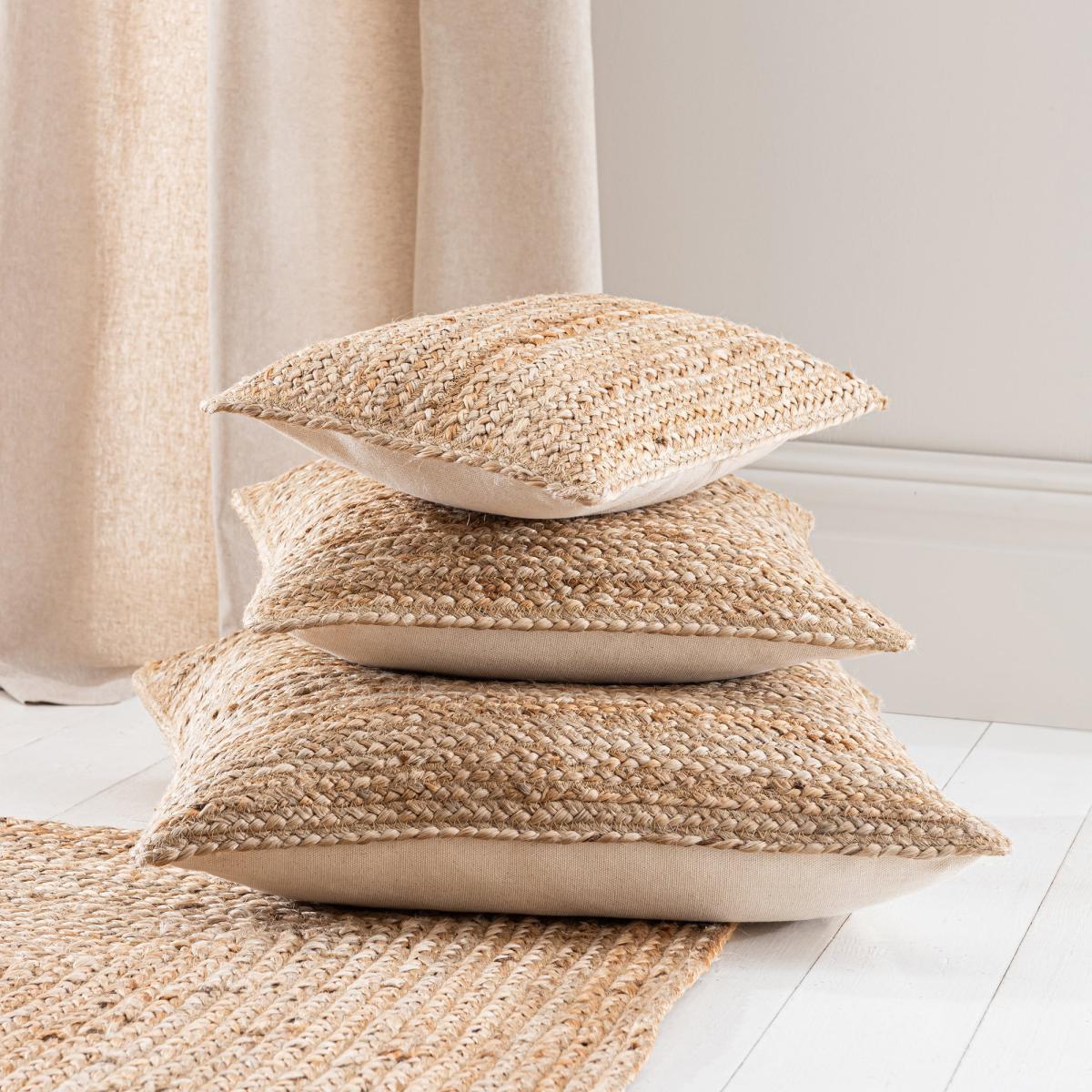 Jute Cushion Natural – image 3
