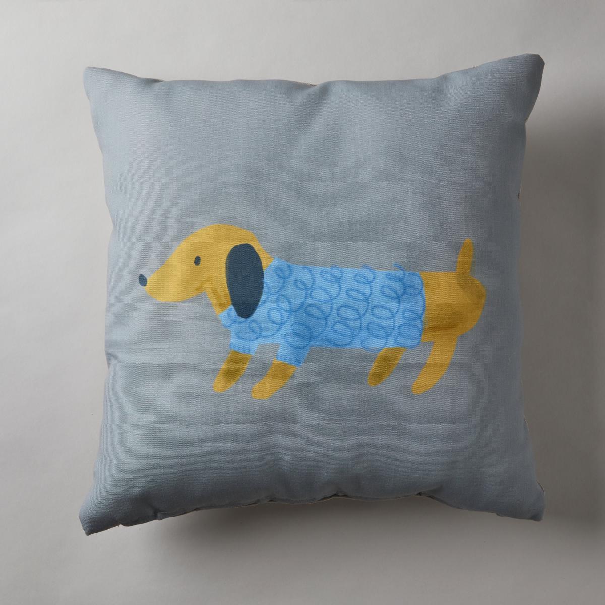 Dachshund Cushion MultiColoured – image 3