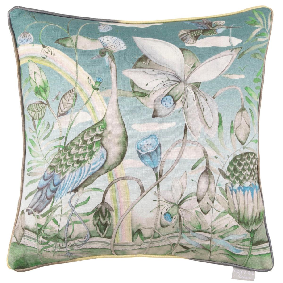 Luan Velvet Square Cushion Luan Emerald – image 2