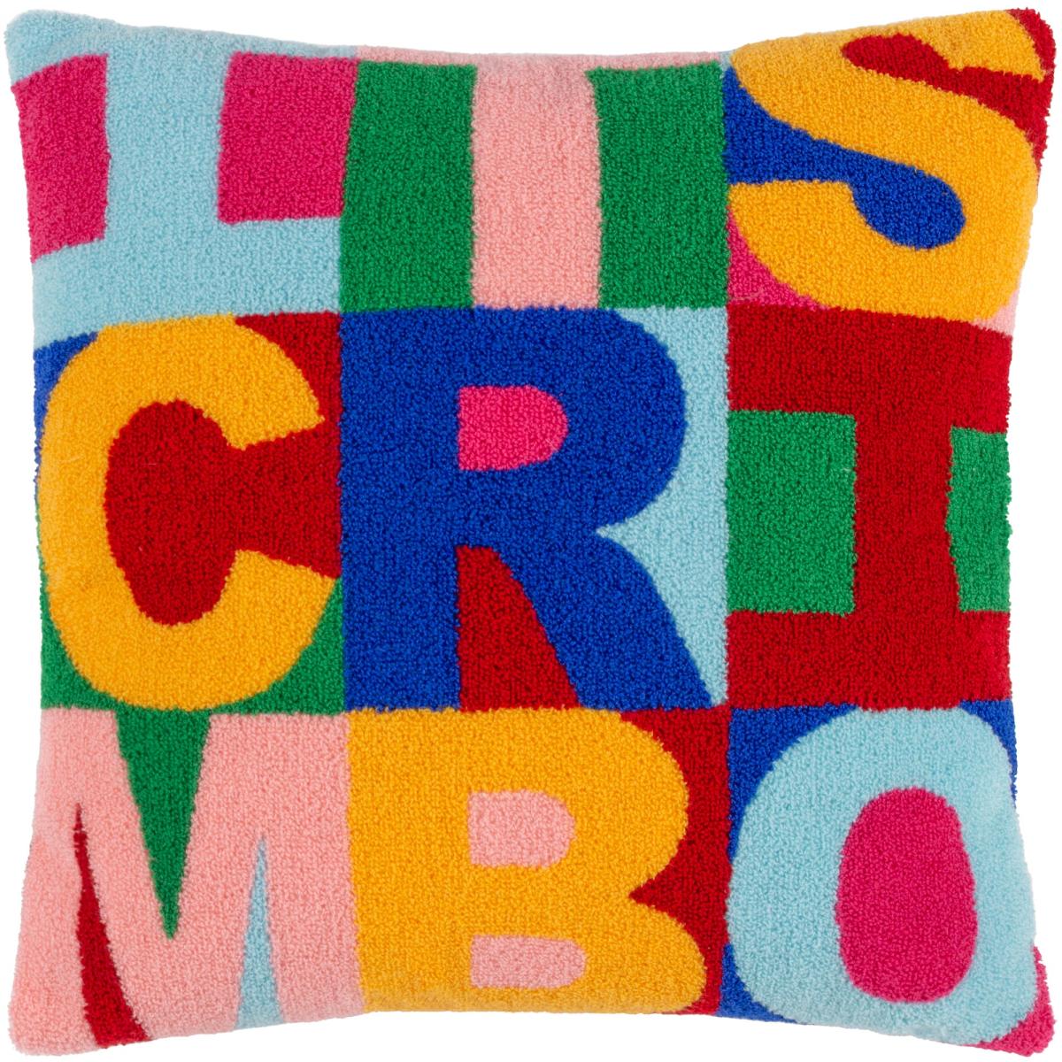Heya Home FestiveVal Crimbo Square Cushion MultiColoured – image 2