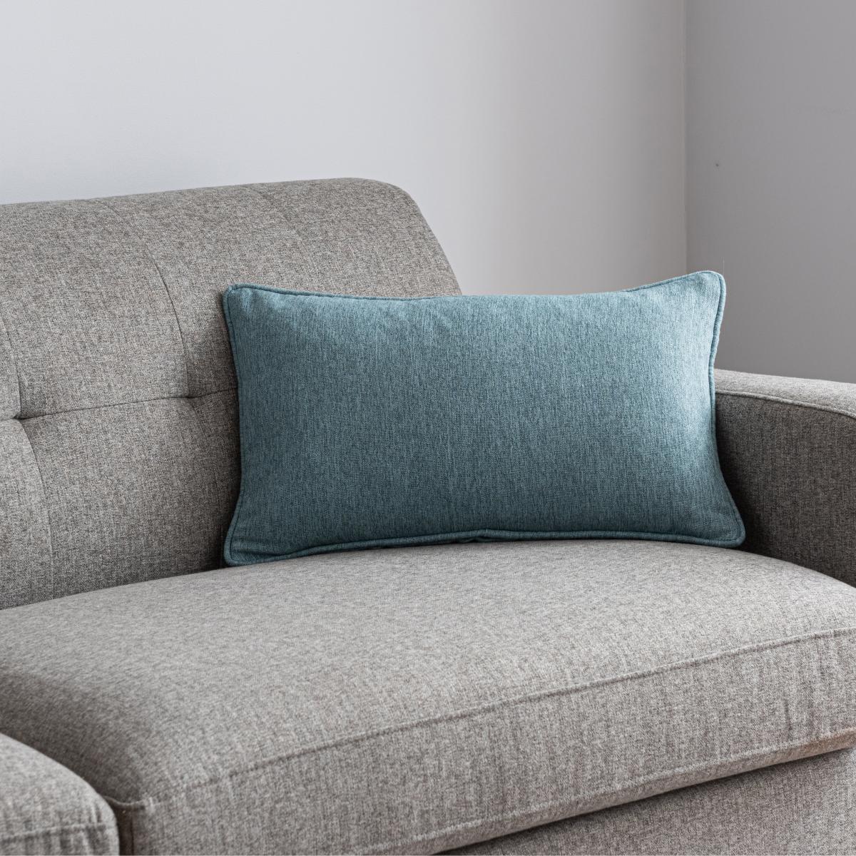 Luna Rectangular Cushion Teal (Green) – image 1