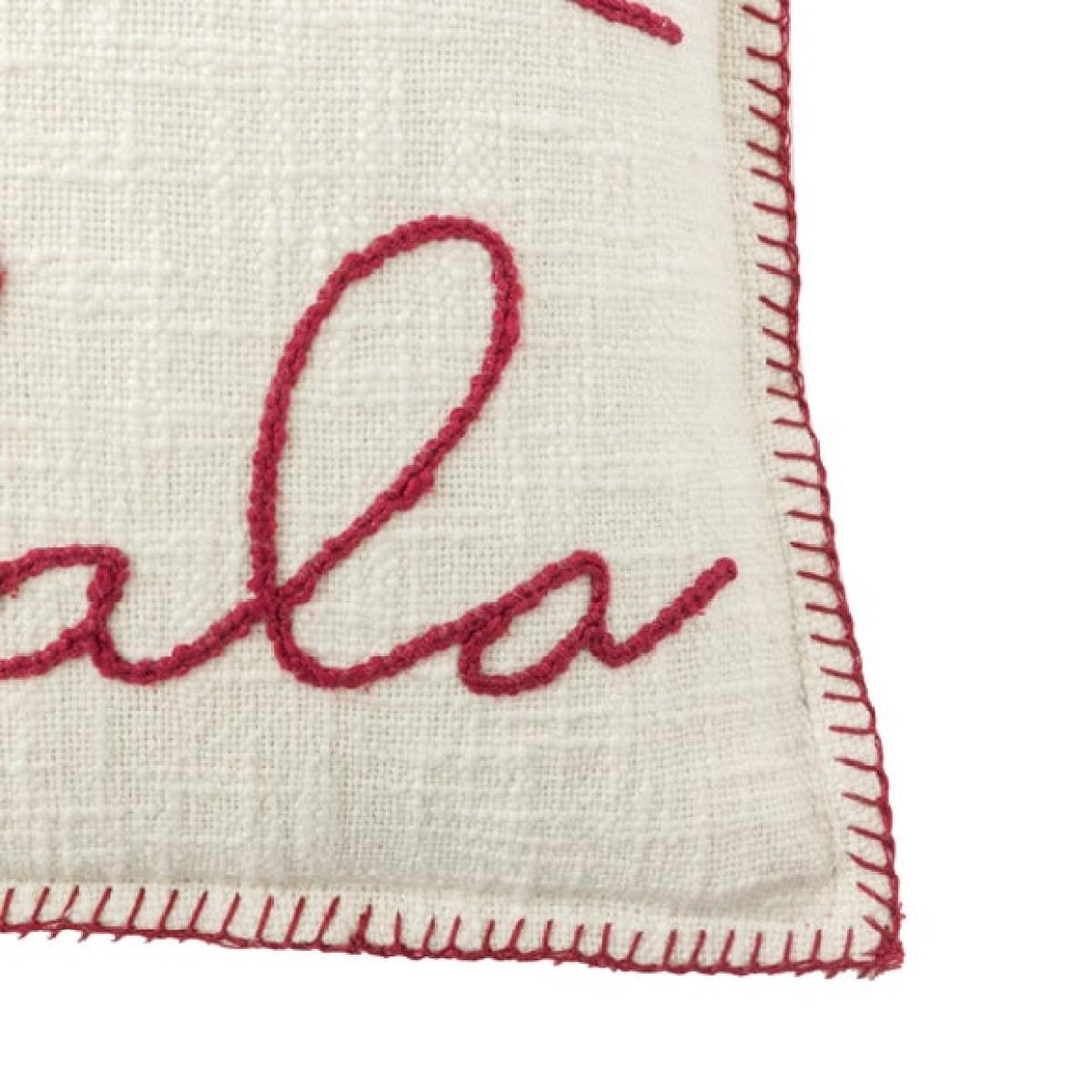 Festive Falala Stitched Rectangular Cushion – image 5