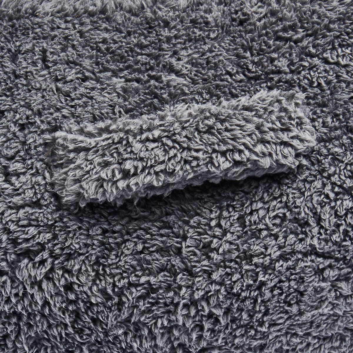 Teddy Bear Charcoal Cuddle Cushion Grey – image 5