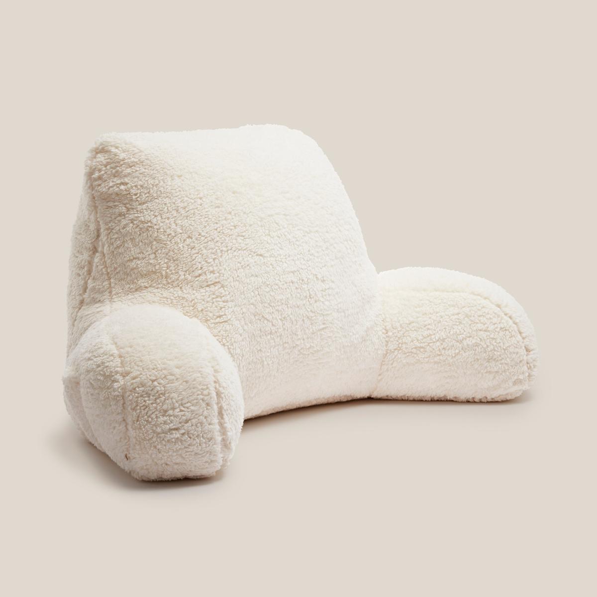 Teddy Bear High Back Cuddle Cushion Teddy Taupe – image 2