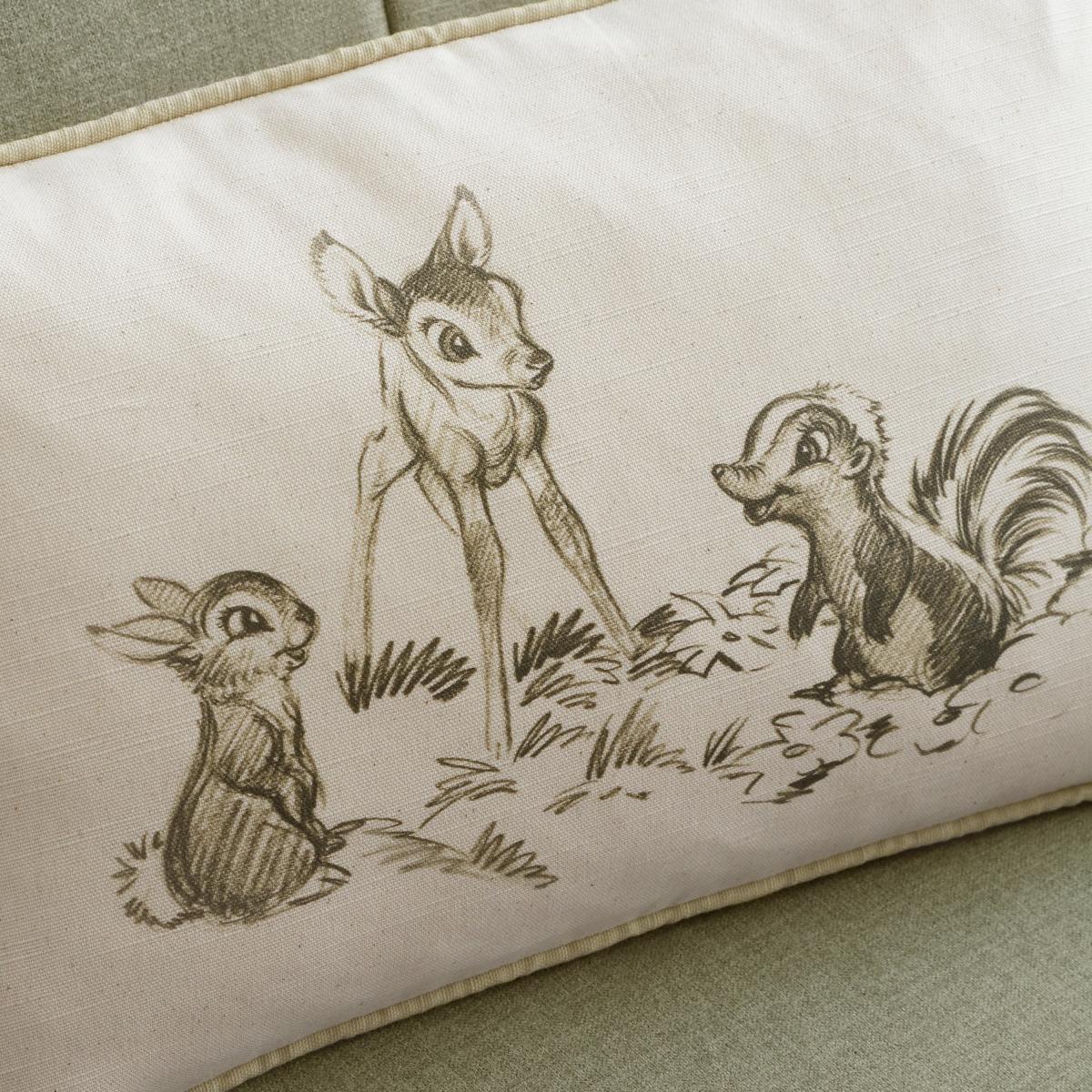 Disney Bambi and Friends Rectangle Cushion Cream (Natural) – image 2