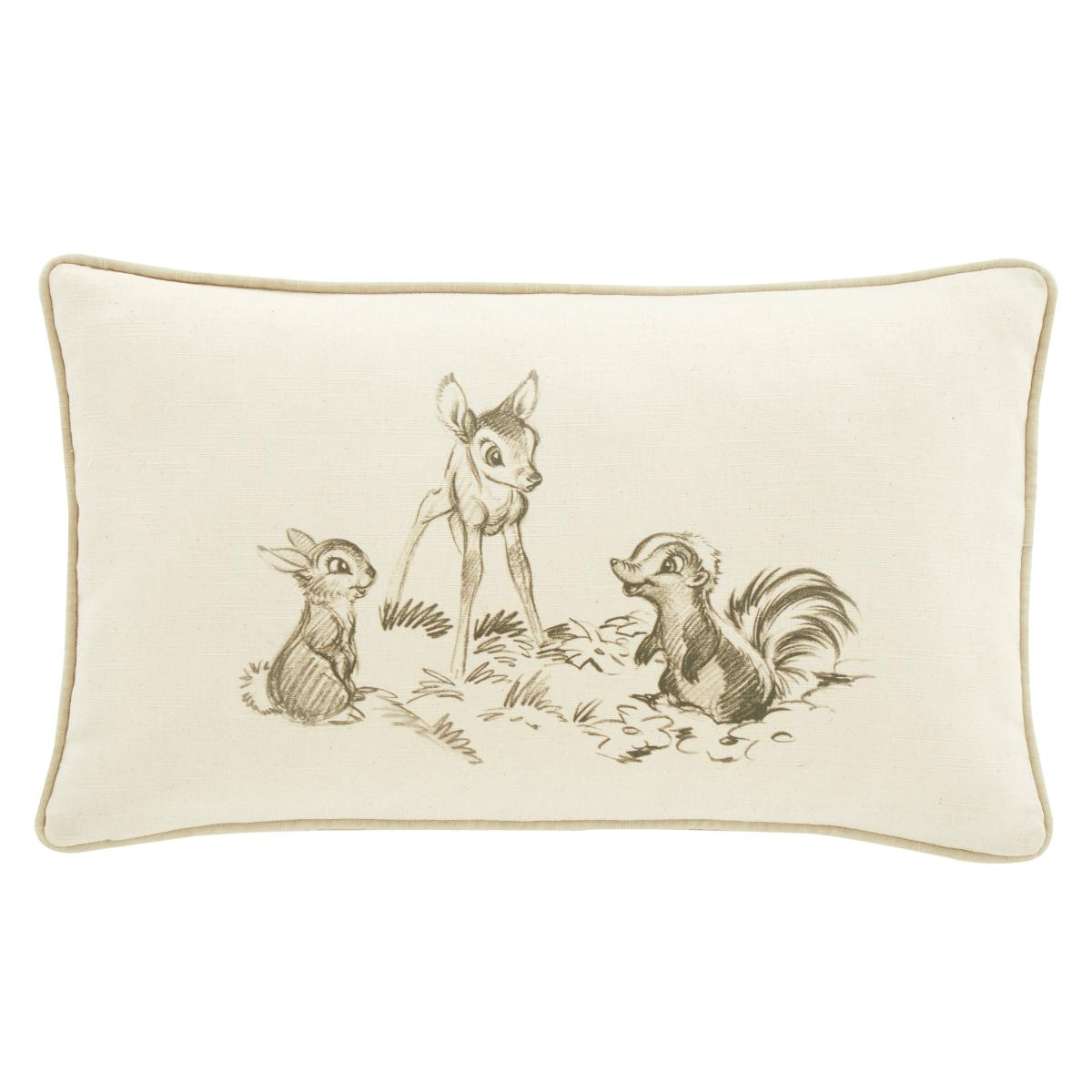 Disney Bambi and Friends Rectangle Cushion Cream (Natural) – image 3