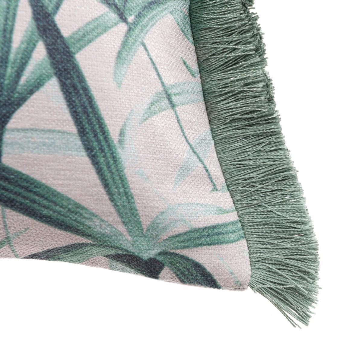 Natural Jungle Luxe Monkey Cushion Brown/Blue/White – image 5