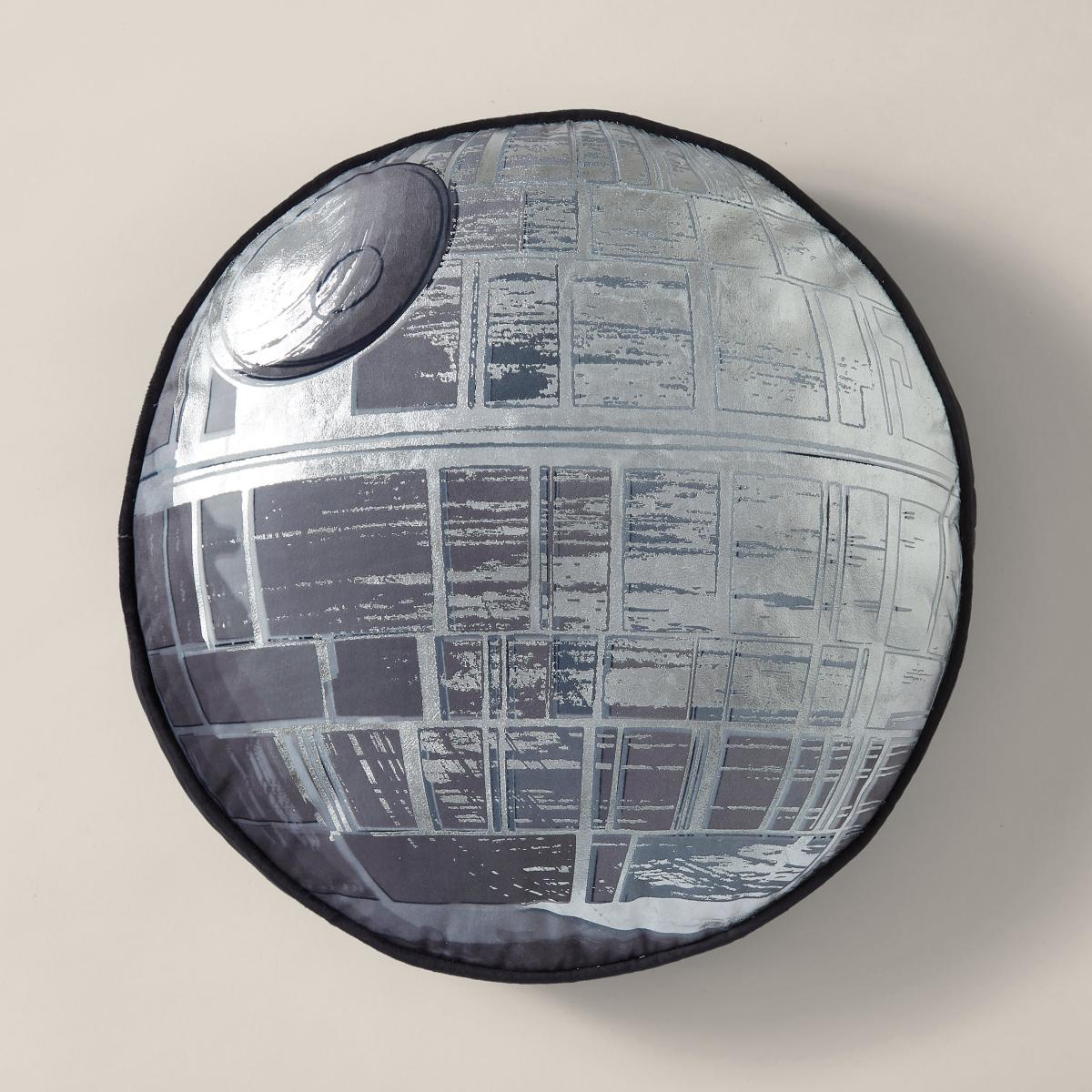 Dunelm Silver Star Wars Death Star Cushion 40cm x 40cm Silver – image 3